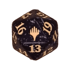 Magic: The Gathering Foundations: Beginner Box D20 Die (Yellow)